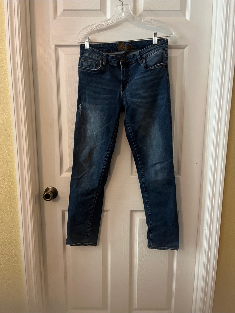 Kut from the Kloth Women's Dark Blue Straight Leg Jeans